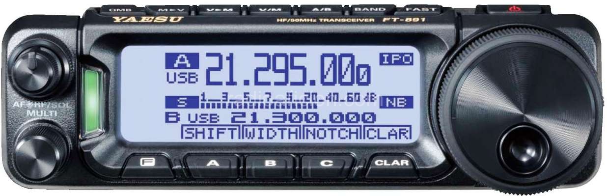 ヤエス FT-891 HF/50MHz帯オールモードトランシーバー